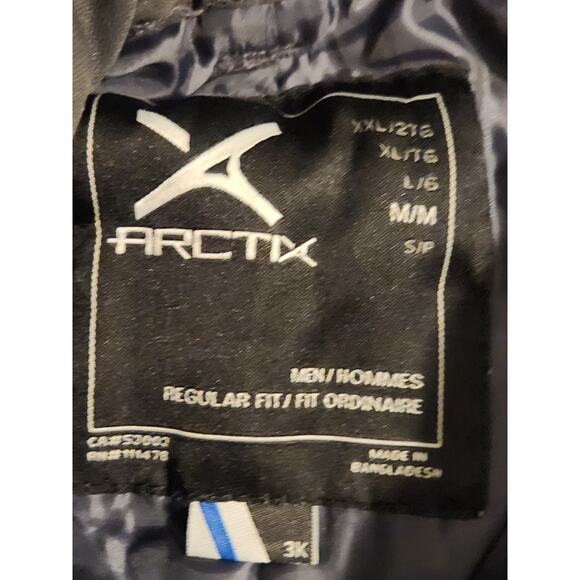 Arctix Men's Insulated Snowboarding Skiing Snow Pants Adj Waist Black Sz M - Picture 4 of 4